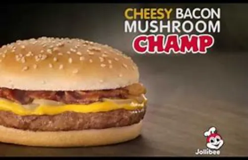 Cheesy Mushroom Burger